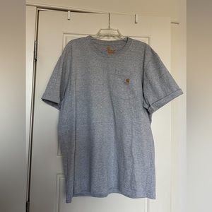 men’s grey carhartt tee